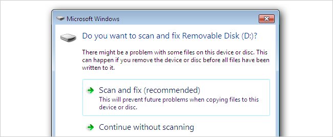 اسکن فیکس scan and fix removable disc